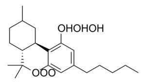Hexahydrocannabinol structure